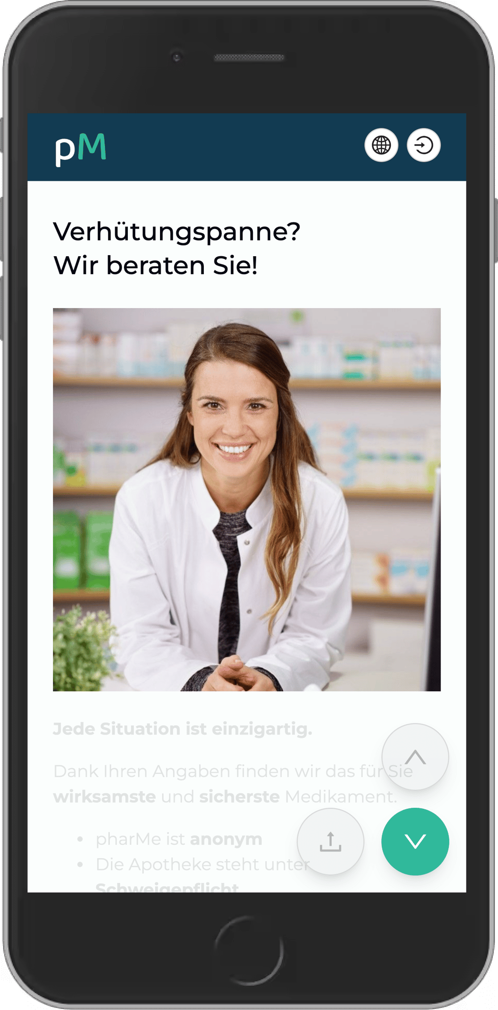 pharMe mobile consultation
