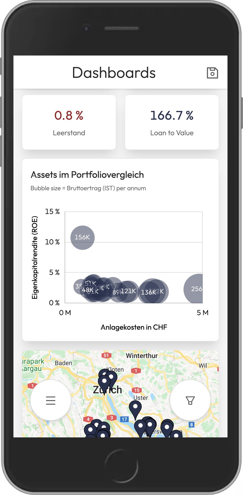 reamis app dashboard iphone